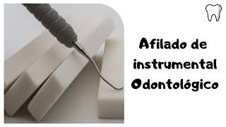 Afilado de instrumental HuFriedy ¿Cómo se realiza  Odontología [upl. by Hteazile558]