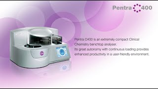 Clinical chemistry analyzer Pentra C400 presentation [upl. by Ydnarb]