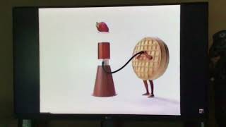 Kellogg’s EGGO Eggoman commercial Strawberry WaffleFulls 2003 [upl. by Cherilynn]