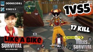 Solo vs Fireteam 17 Kills Full Gameplay  Rules of Survival  Ep 81 [upl. by Juieta]