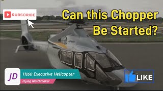 H160 Helicopter Cold Start and Flight [upl. by Anne9]