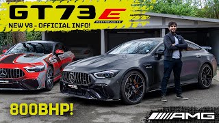 New 73 AMG V8 Plus AMG’s 1st EV Car Everything you need to know [upl. by Athalia]