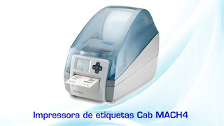 Impressora de Etiquetas Cab MACH4 [upl. by Flo]