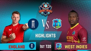 1st T20  West Indies VS England  England Tour of West Indies 2024  HIGHLIGHTS [upl. by Leonteen]