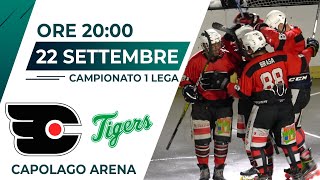 Capolago Flyers VS Paradiso Tigers Campionato 1a Lega GR B [upl. by Nonnerb]