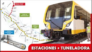 ¡ÚLTIMOS AVANCES Línea 2 del Metro de Lima y Callao – ESTACIONES  TUNELADORA [upl. by Mathe]