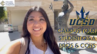 2022 UC San Diego UCSD Campus Tour  Student Question amp Answer PROS CONS college to choose [upl. by Hnirt754]