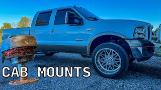 How to Install Ford Powerstroke Cab Mounts [upl. by Corby]