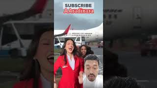 Reaction ❤️❤️ Lion Air plane beautiful flight attendant dance from Indonesia [upl. by Oramlub935]