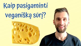 Kaip pasigaminti veganišką sūrį  Sūris be pieno [upl. by Fan]