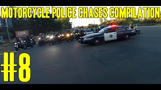 Motorcycle Police Chases Compilation 8  FNF [upl. by Ursola]