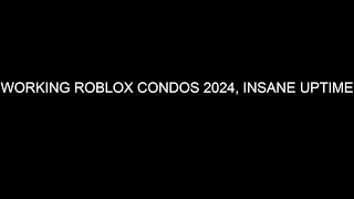 WORKING ROBLOX CONDOS 2024 [upl. by Ostler]