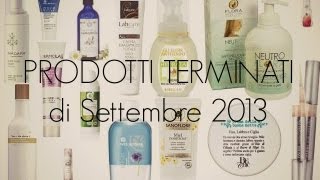 PRODOTTI TERMINATI di Settembre 2013  11 [upl. by Ahsiena447]