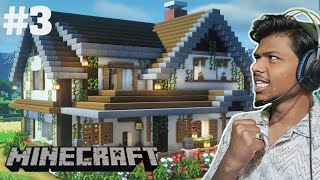 FINALLY I MADE LUXURY HOUSE IN MINECRAFT II 3 [upl. by Nivrag]