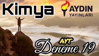 AYTKimya Deneme19 [upl. by Brant]