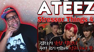 ATEEZ 에이티즈  스트레스 띵 Stressor Things Ep4  REACTION [upl. by Rehpotirhc749]