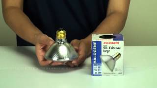 BulbAmericacom Reviews the Osram Sylvania 50w 120v PAR30 FL40 halogen light bulb [upl. by Ave]