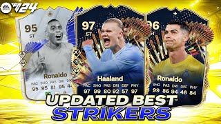 UPDATED😱TOP 10 BEST STRIKERS IN EA FC 24 ULTIMATE TEAM [upl. by Lawton]