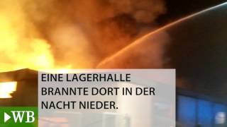 Drei Verletzte bei Großbrand in Beverungen [upl. by Meluhs]