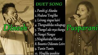 DUET Song of DINESH amp PUSPARANI  TOP 10 collection [upl. by Anilahs]