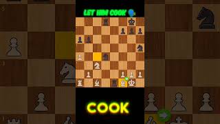 Let Him Cook 🗣️  chess shortsfeed brilliant chessboard chessclub [upl. by Rasecoiluj]