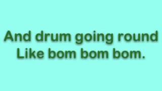 Bom bom lyrics [upl. by Ernestus]