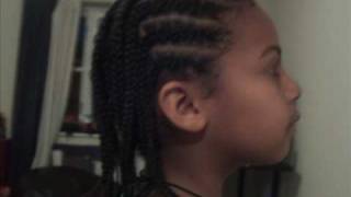 5 Hairstyles for Children  Plaits and Corn Row [upl. by Reppiks]