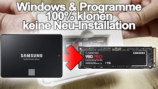 Windows amp Programme 100 klonen  ganz leicht  Samsung Magician [upl. by Aimit]