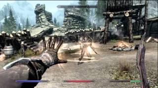 Skyrim Final Boss amp Main Quest Ending Dragonslayer [upl. by Michelle]