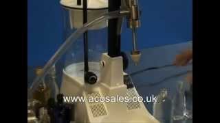 ACO V1 Enolmatic vacuum filling machine for miniatures [upl. by Prince]