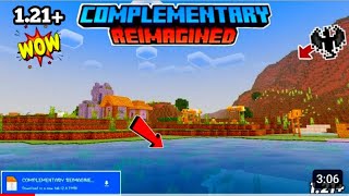 Complementary Reimagined Shaders Minecraft PE 121 No Clickbait [upl. by Papotto]