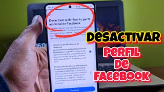 Como eliminar un perfil adicional de Facebook eliminar perfil de Facebook sin borrar el principal [upl. by Ecydnak]