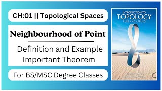 Neighborhood of x  Neighborhood Theorem  Topology by Collin Adams and Robert Franzosa  In Urdu [upl. by Yznel]