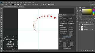 Geometric Art in Photoshop  Dots Graphics [upl. by Sklar]