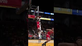 His Airness Michael Jordan Shows His Excellent Dunking Skills in NBA 2K24 shorts [upl. by Goer]