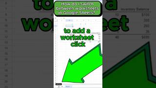 How Do I Switch Between Worksheets in Google Sheets [upl. by Digirb]