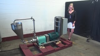 Waukesha 316 High Shear Positive Displacement Pump Demonstration [upl. by Wiebmer]