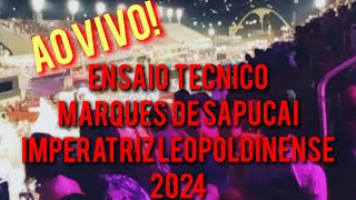 AO VIVO IMPERATRIZ LEOPOLDINENSE ENSAIO TÉCNICO SAPUCAÍ ☄️🧿🪐🔮💃✨💫  040224 [upl. by Akirderf]