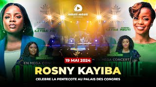 ROSNY KAYIBA amp MAAJABU CELEBRENT LA PENTECOTE AU PALAIS DES CONGRES DE BRAZZAVILLE🇨🇬 [upl. by Anaila]