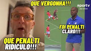 VERGONHA NETO DETONA O PENALTI PARA O FLAMENGO CONTRA O NOVA IGUAÇU [upl. by Adnawal]