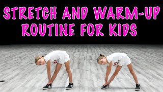 Stretch and Warm up Routine For Kids  Hip Hop Dance Tutorial AGES 5  MihranTV [upl. by Gnivre937]