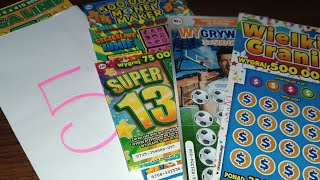 5 Mega Linie 🍀 Wielkie Granie ✨ WYgrywamy Zdrapki Lotto 💸 Zdrapmasy ❄️⛄ [upl. by Ojimmas]