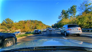 Friday afternoon commute Birmingham Alabama  4K [upl. by Efar828]