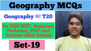 Set 19 II Geomorphology MCQs II HPSC Assistant Professor UGC NET PGT GDC UP Assistant Professor [upl. by Aedrahs]