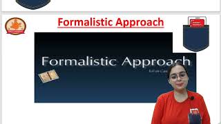 Formalistic Approach  English Literary Theory  Preeti Mandyal  MPhill PHD  NTA 2024 [upl. by Barbee886]