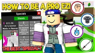 NOOB TO PRO HOW TO BE PRO EASY THE STRONGEST SPECIAL IN ANIME FIGHTING SIMULATOR ROBLOX [upl. by Notnek]