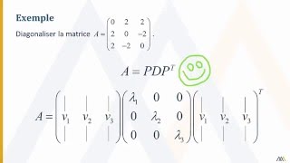 Diagonalisation de matrices symétriques [upl. by Etnad828]