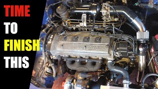 The last Starlet Turbo conversion jobs  Toyota Starlet 4efe turbo build [upl. by Nevile]