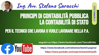 I principi di contabilità pubblica approfondimento di Stefano Saracchi 1812022 [upl. by Dulcle]