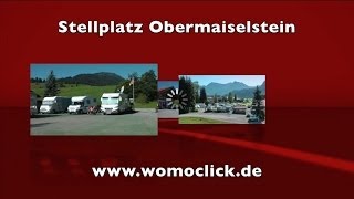 Wohnmobil  Stellplatz Obermaiselstein Allgäu  womoclickde [upl. by Eirac]